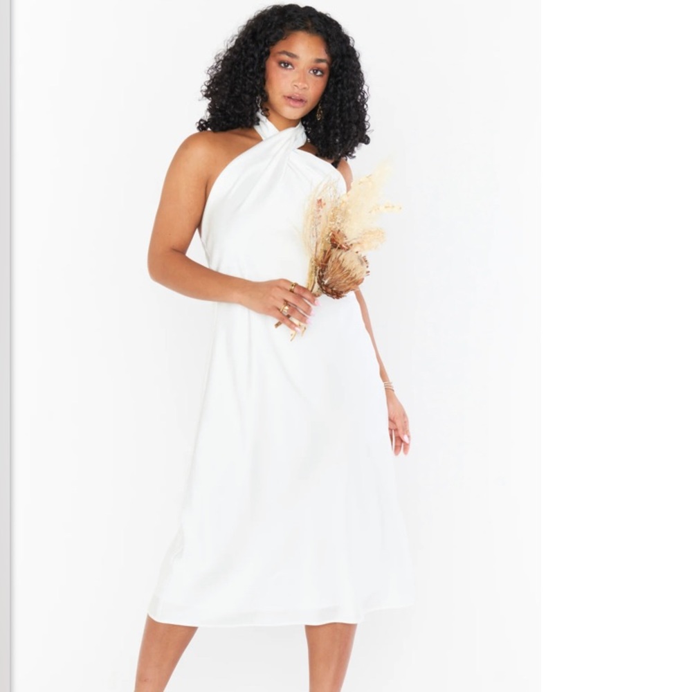 Show Me Your Mumu Jasmine Halter Midi Dress